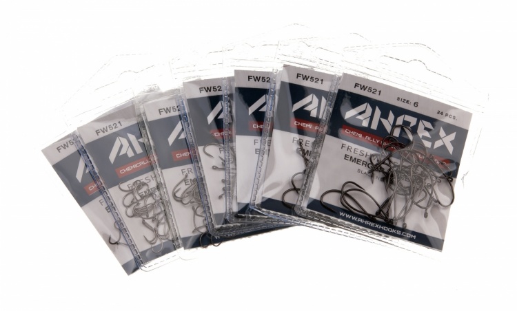 Ahrex Fw521 Emerger Hook Barbless #8 Trout Fly Tying Hooks